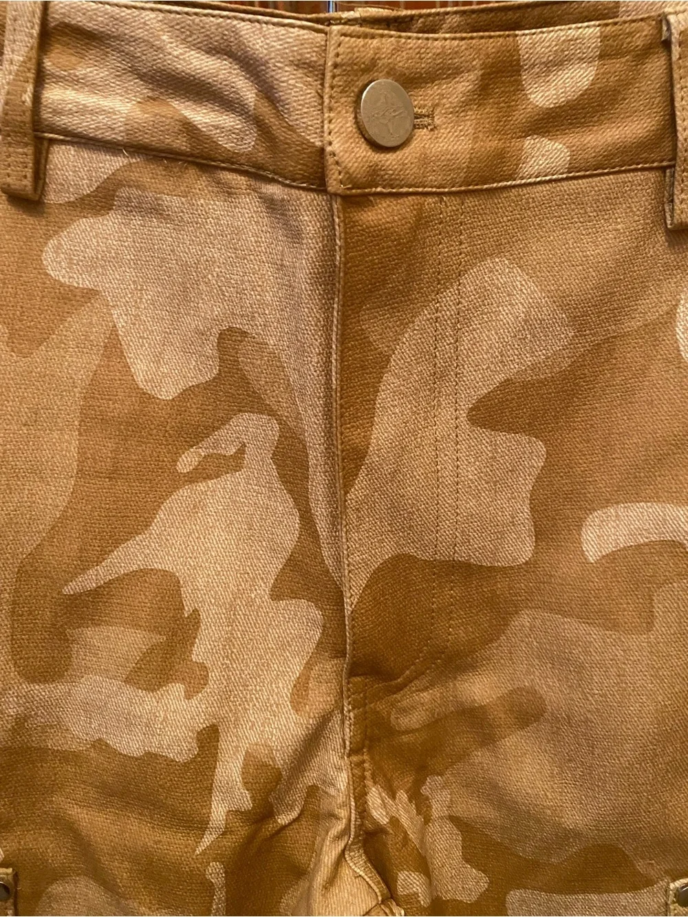 boohooMAN WashedCamo Boxy Harrington/Worker Jacket& FixedWaistCarpenter Trousers